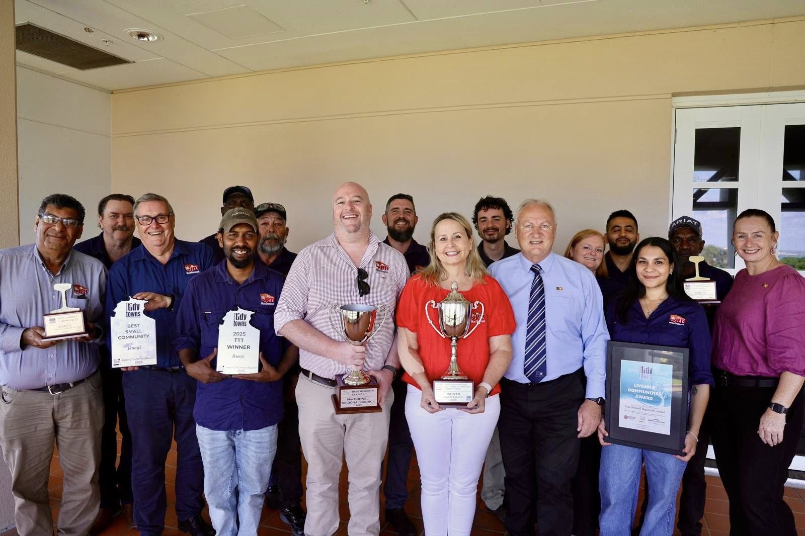 Success at the 2025 Territory Tidy Towns Awards